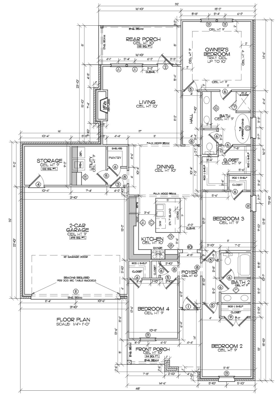 Claiborne floor plan
